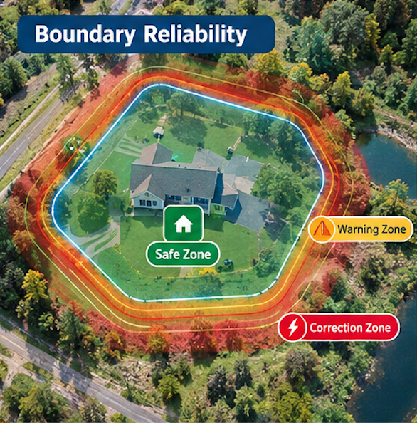 GPS dog fence performance in wooded and built environments