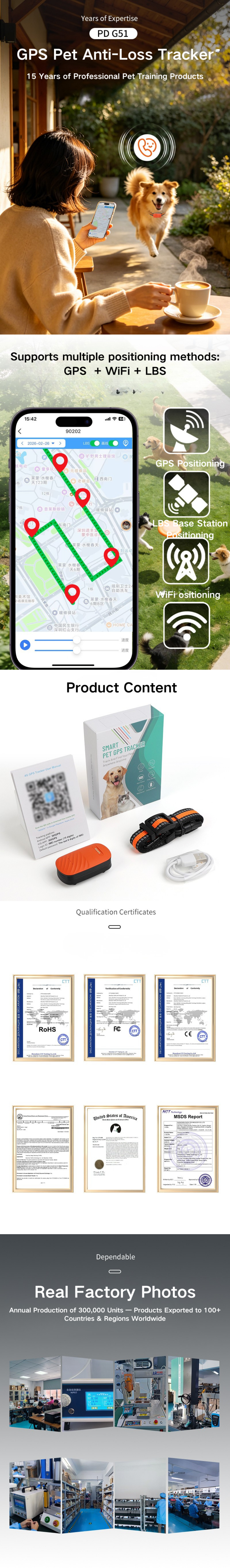Pet GPS Tracker PD-G51
