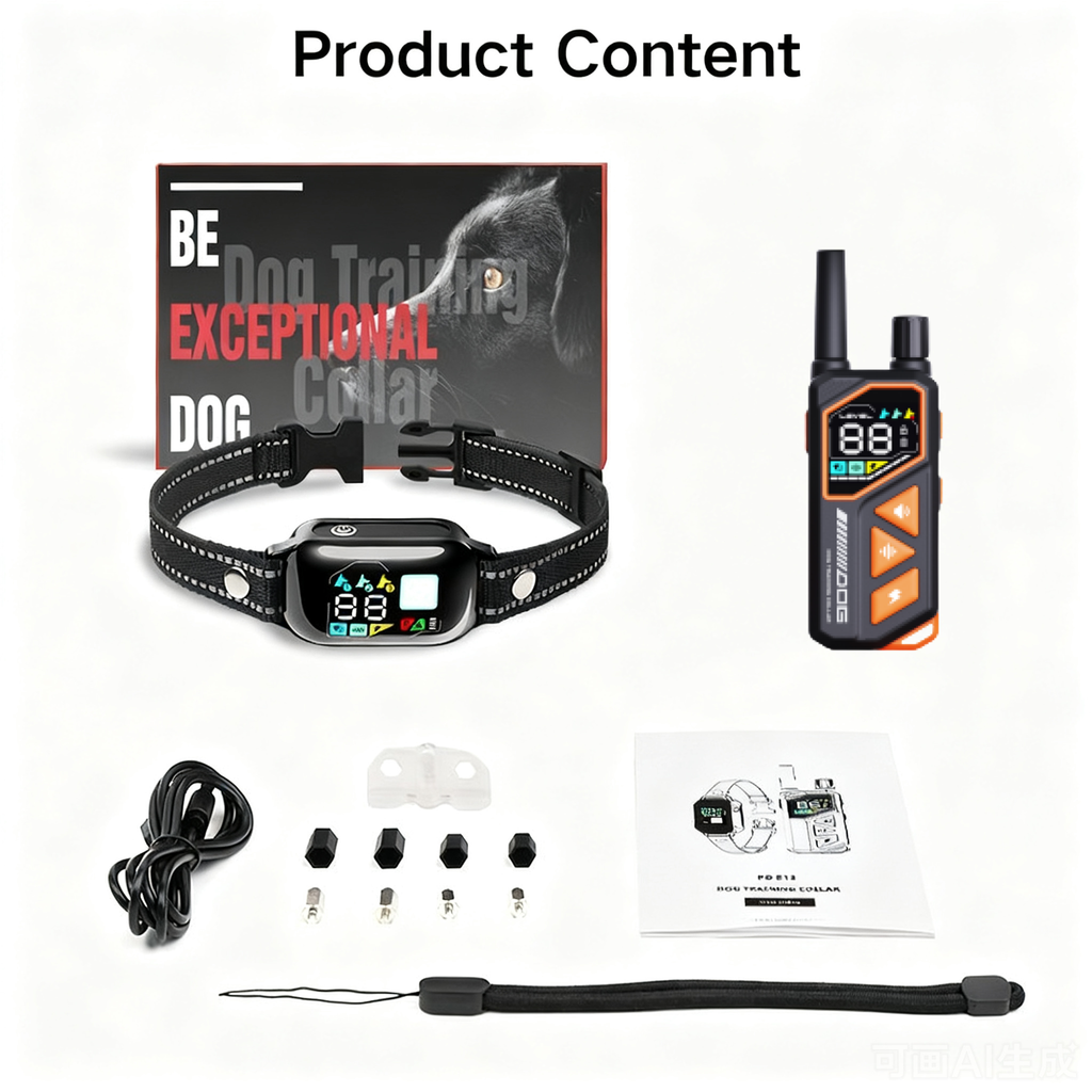 Remote Dog Training Collar & Bark Controller 2-in-1 PD513