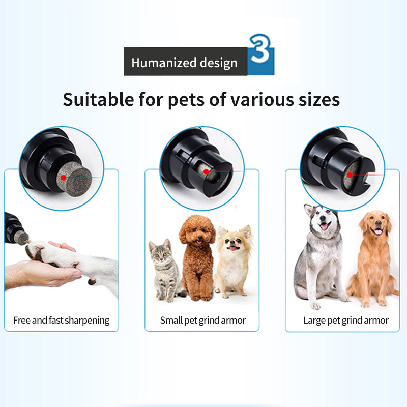 Pet Nail Grinder for Small & Medium Cats and Dogs | PCD K068
